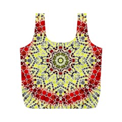 Red Yellow Kielidescope  Reusable Bag (m) by OCDesignss