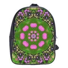 Pink Spearmint Bubble Gum  School Bag (large) by OCDesignss