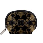 Golden Skulls  Accessory Pouch (Small) Front