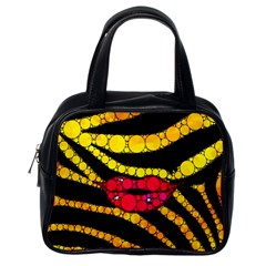 Mouthy Zebra  Classic Handbag (one Side) by OCDesignss