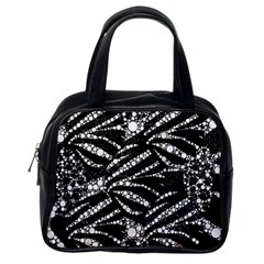 Zebra Bling  Classic Handbag (one Side) by OCDesignss
