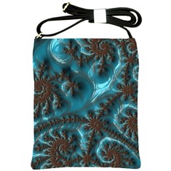 Glossy Turquoise  Shoulder Sling Bag by OCDesignss