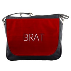 Brat Red Messenger Bag by OCDesignss