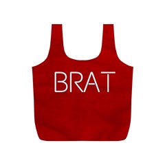 Brat Red Reusable Bag (s) by OCDesignss