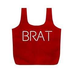 Brat Red Reusable Bag (m) by OCDesignss