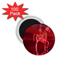 Riding At Dusk 1.75  Button Magnet (100 pack)