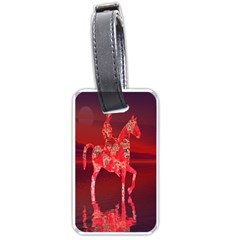 Riding At Dusk Luggage Tag (One Side)