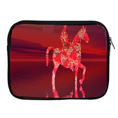 Riding At Dusk Apple Ipad Zippered Sleeve by icarusismartdesigns