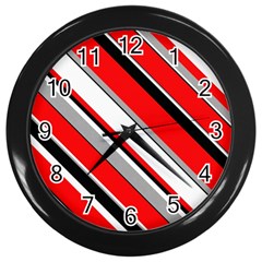 Pattern Wall Clock (black) by Siebenhuehner
