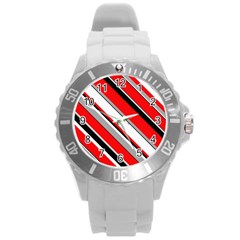 Pattern Plastic Sport Watch (large) by Siebenhuehner