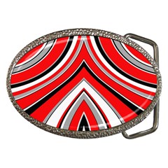 Pattern Belt Buckle (oval) by Siebenhuehner