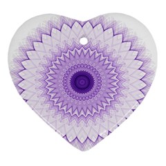 Mandala Heart Ornament by Siebenhuehner