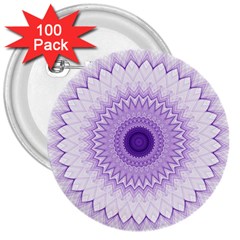 Mandala 3  Button (100 Pack) by Siebenhuehner