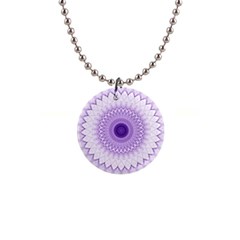 Mandala Button Necklace by Siebenhuehner