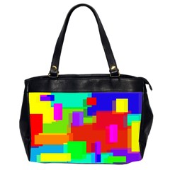 Pattern Oversize Office Handbag (two Sides)