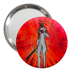 White Knight 3  Handbag Mirror by icarusismartdesigns