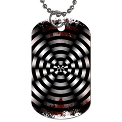 Zombie Apocalypse Warning Sign Dog Tag (one Sided) by StuffOrSomething