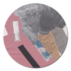 Clarissa On My Mind Magnet 5  (round) by KnutVanBrijs