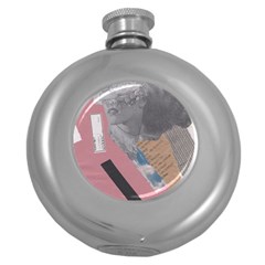 Clarissa On My Mind Hip Flask (Round)