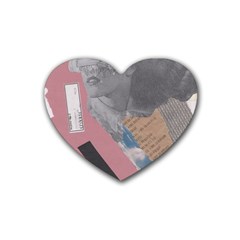 Clarissa On My Mind Drink Coasters (Heart)