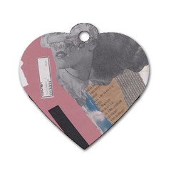 Clarissa On My Mind Dog Tag Heart (One Sided) 