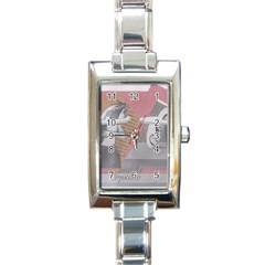 Marushka Rectangular Italian Charm Watch by KnutVanBrijs