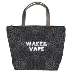 Wake&vape Leopard  Bucket Handbag by OCDesignss