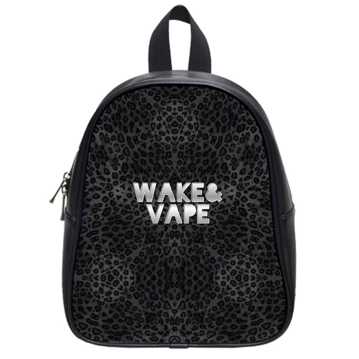 Wake&vape Leopard  School Bag (Small)