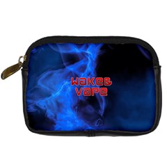 Wake&vape Blue Smoke  Digital Camera Leather Case by OCDesignss
