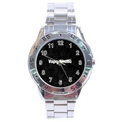 Vape Aholic Blk Snake  Stainless Steel Watch by OCDesignss