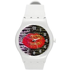 Abstract Lips  Plastic Sport Watch (medium) by OCDesignss