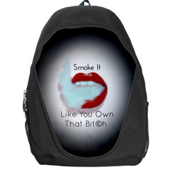 Smoke It Blk&white Lips  Backpack Bag by OCDesignss