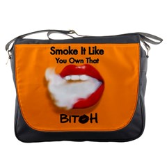 Vape Mouth Smoke Own That Messenger Bag by OCDesignss