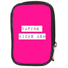 Vaping Kicks Ash Pink  Compact Camera Leather Case by OCDesignss