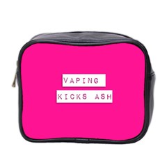 Vaping Kicks Ash Pink  Mini Travel Toiletry Bag (two Sides) by OCDesignss