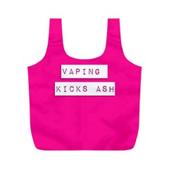 Vaping Kicks Ash Pink  Reusable Bag (m) by OCDesignss