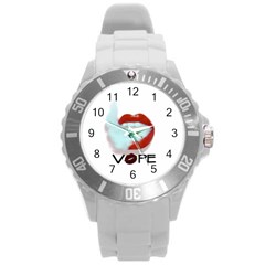 Vape Mouth Smoke  Plastic Sport Watch (large) by OCDesignss