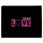 Love Yo self  Cosmetic Bag (XXXL) Front