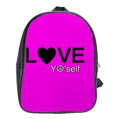 Love Yo self  School Bag (xl)