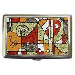 Multicolored Abstract Tribal Print Cigarette Money Case by dflcprints