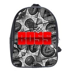 Like A Boss Sassy Lips  School Bag (xl)