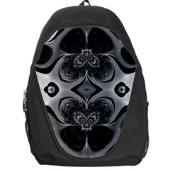 Crazy Black&white Fractal Backpack Bag by OCDesignss