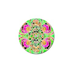 Florescent Abstract  Golf Ball Marker by OCDesignss