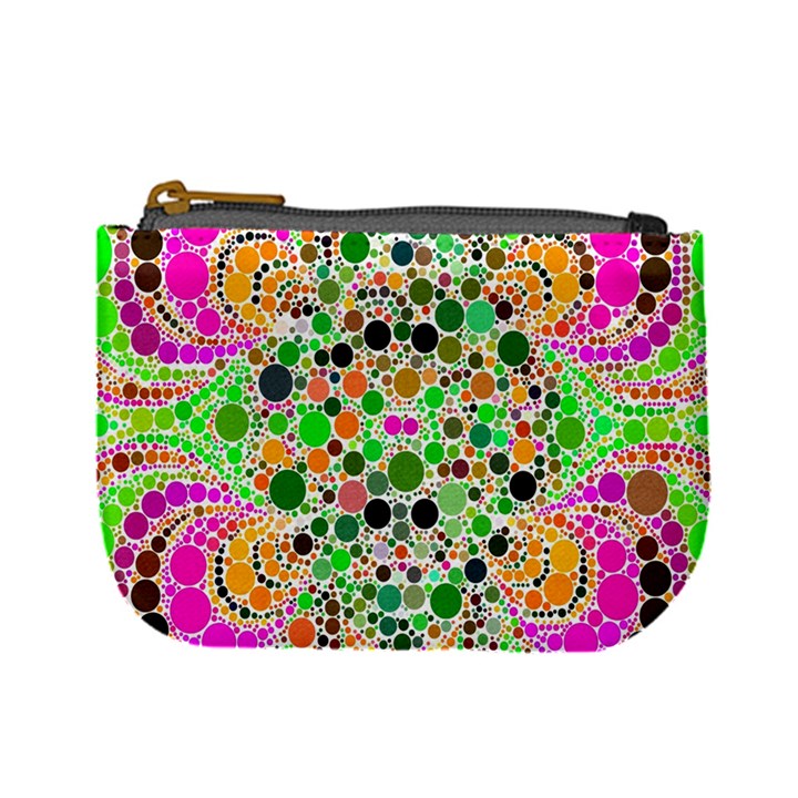 Florescent Abstract  Coin Change Purse