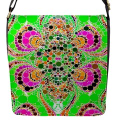 Florescent Abstract  Flap Closure Messenger Bag (small) by OCDesignss