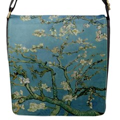 Vincent Van Gogh, Almond Blossom Flap Closure Messenger Bag (small) by Oldmasters