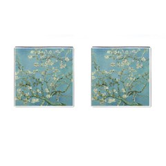Vincent Van Gogh, Almond Blossom Cufflinks (square) by Oldmasters