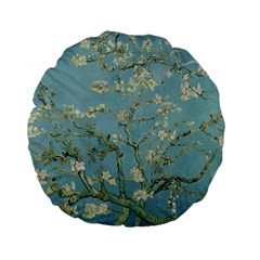 Vincent Van Gogh, Almond Blossom Standard Flano Round Cushion  by Oldmasters