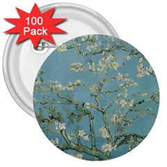 Vincent Van Gogh, Almond Blossom 3  Button (100 Pack) by Oldmasters