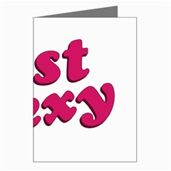 Just Sexy Typographic Quote002 Greeting Card (8 Pack) by dflcprints